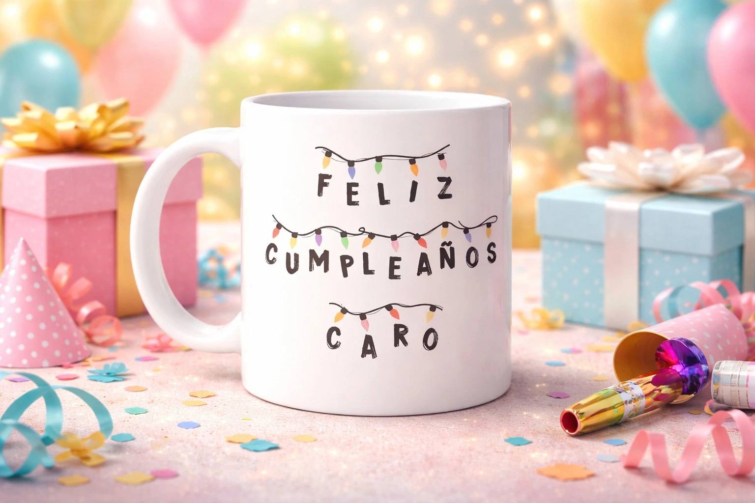 Tazas personalizadas para cumpleaños